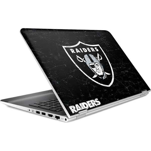 NFL Las Vegas Raiders Distressed HP Pavilion Skin